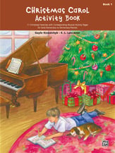 Christmas Carol Activity Book piano sheet music cover